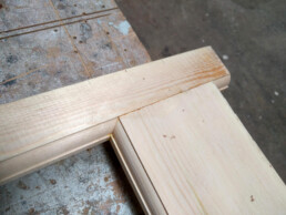 Traditional sash window making by Cook Joinery, London.
